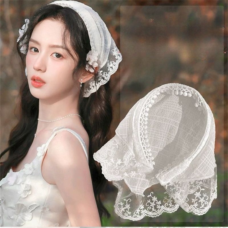 2025 Lace Headband Scarf for W - огляд і ціна Travel Accessories For Elderly