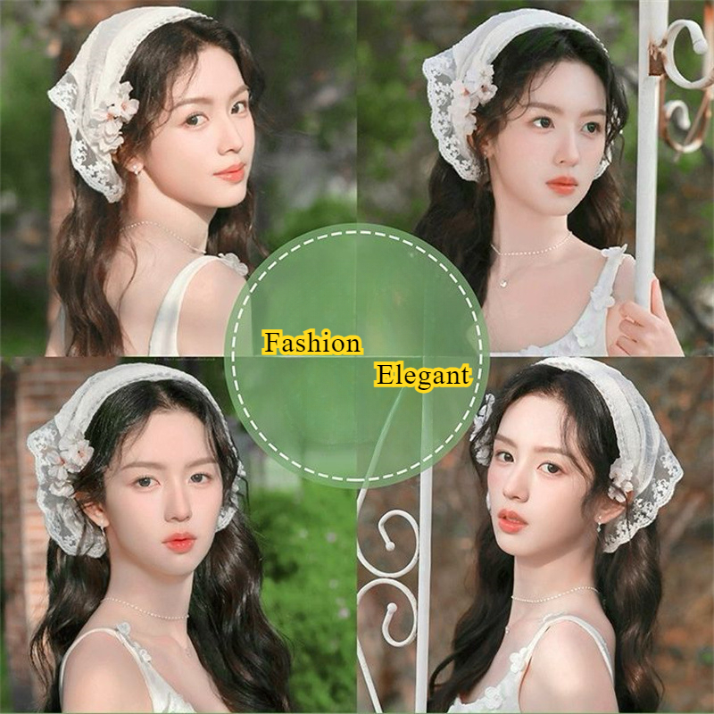 2025 Lace Headband Scarf for W - огляд і ціна Travel Accessories For Elderly