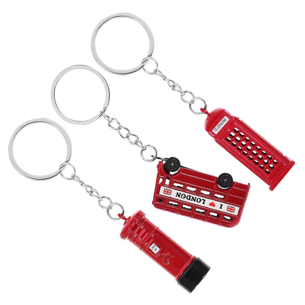 3Pcs London Souvenir Keychains - огляд і ціна Travel Accessories London