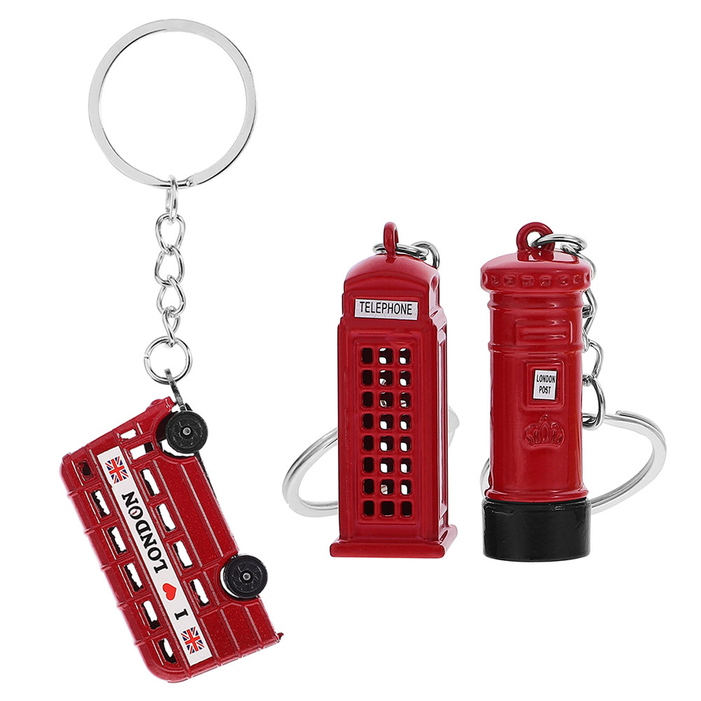 3Pcs London Souvenir Keychains - огляд і ціна Travel Accessories London