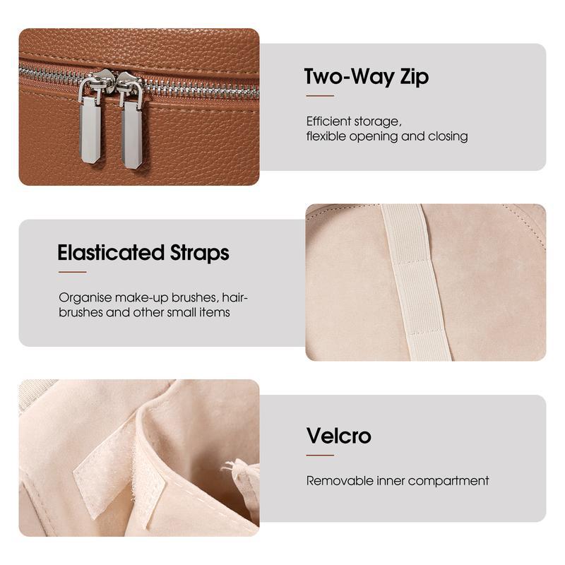 Large Capacity PU Leather Make - огляд і ціна Travel Accessories Leather