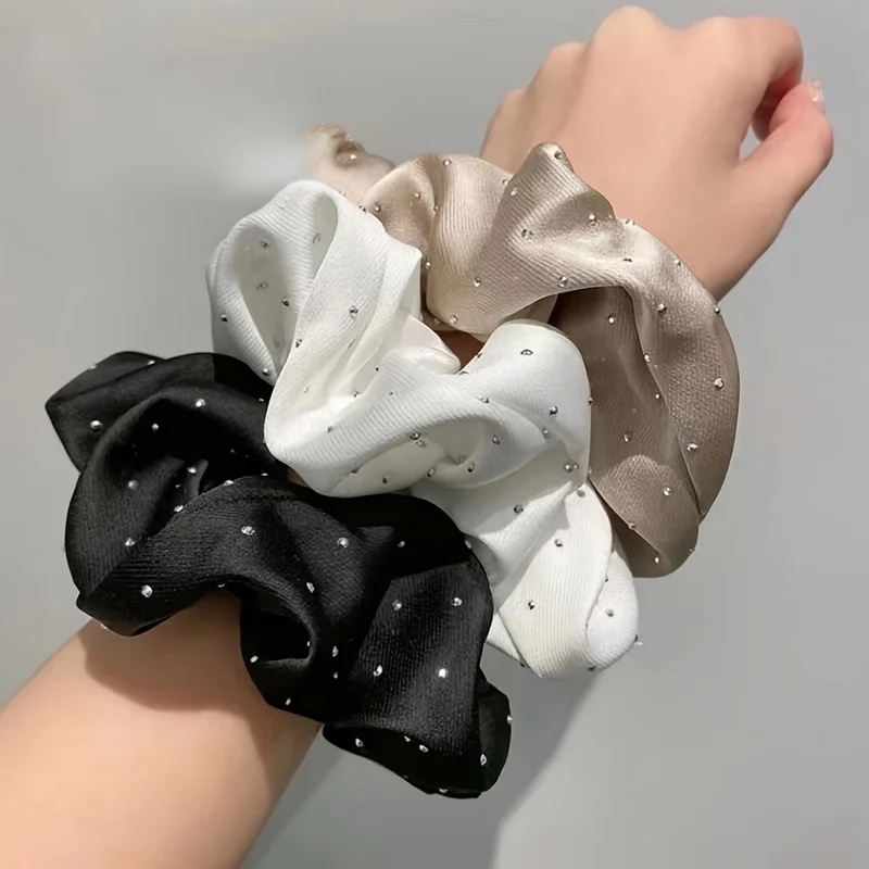 1/3PCS Satin Scrunchies with R - огляд і ціна Travel Accessories For Elderly