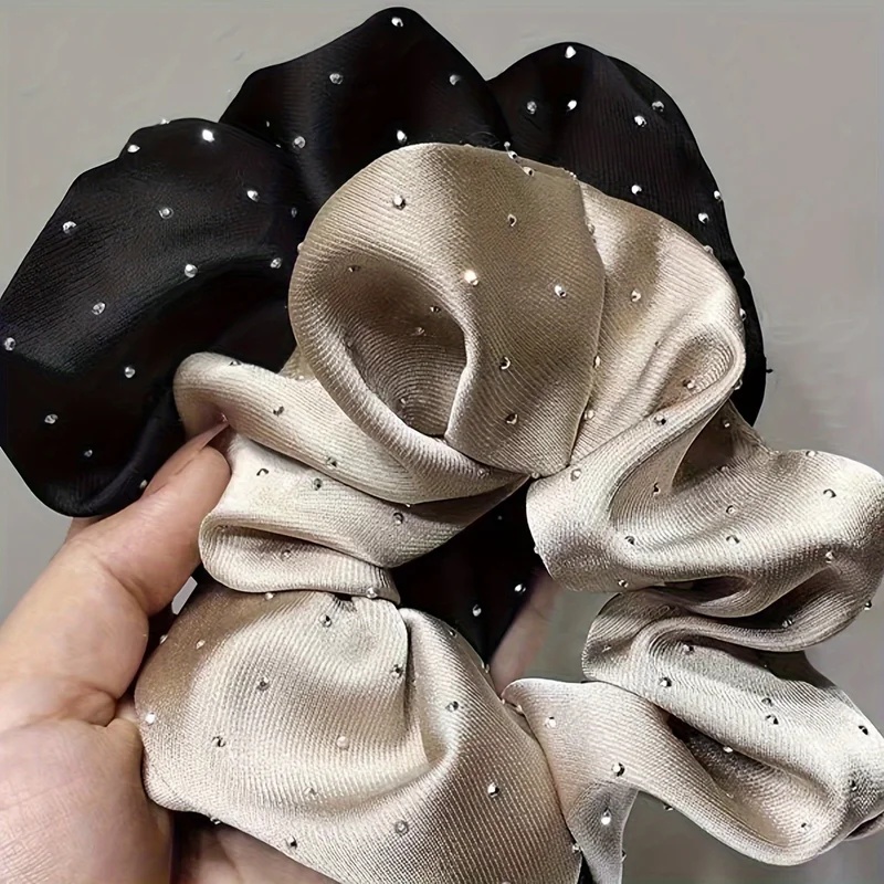 1/3PCS Satin Scrunchies with R - огляд і ціна Travel Accessories For Elderly