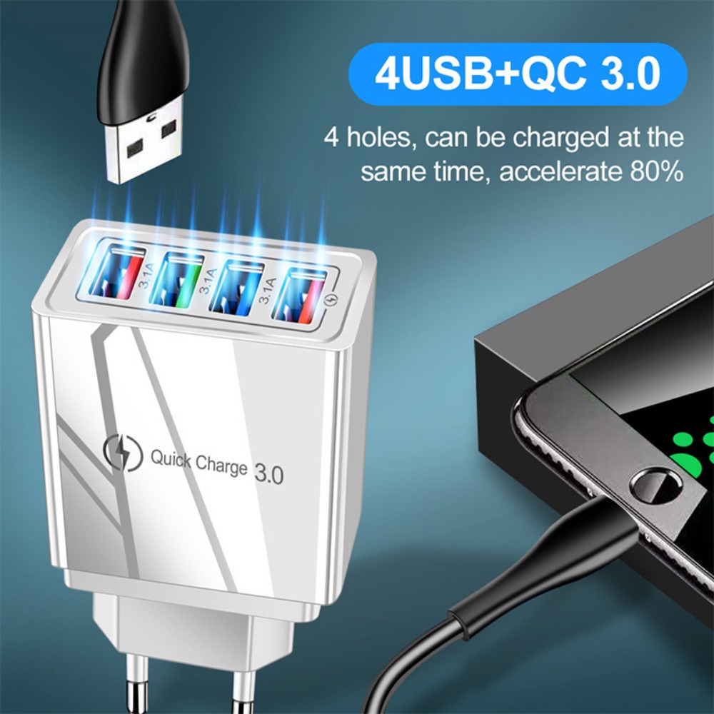 Quick Charge 3.0 EU US Plug US - огляд і ціна Travel Accessories Iphone